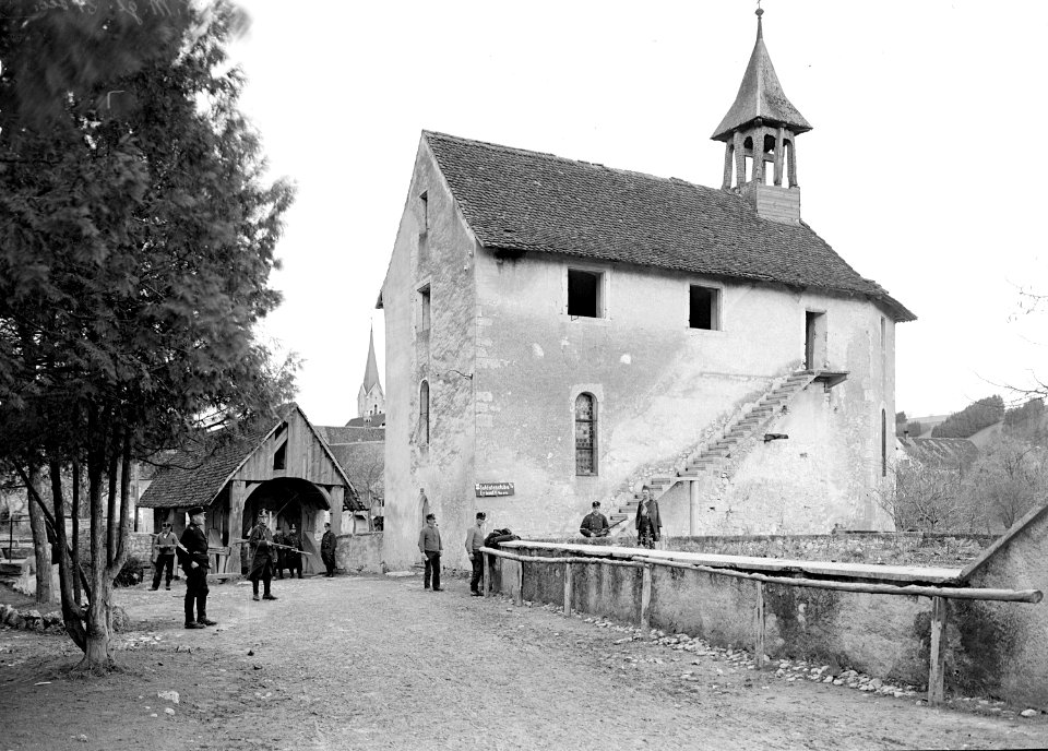Eine alte Kapelle dient als Soldatenstube - CH-BAR - 3239209