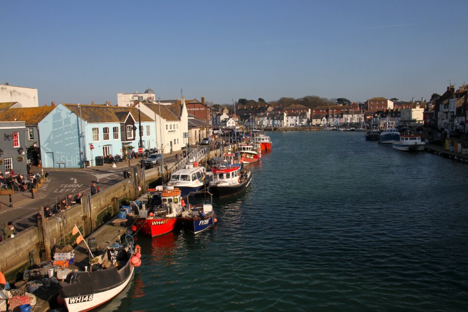 Town sea harbor