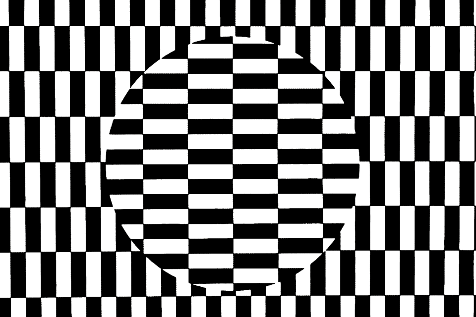 Pattern diamonds black and white
