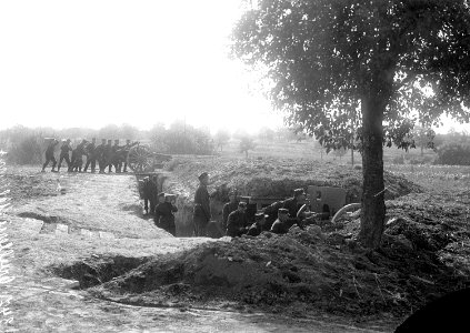 Eingegrabene Artillerie - CH-BAR - 3237399
