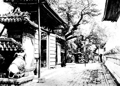 Eingang zum Tien-i-mên, Tempel in der Verbotenen Stadt