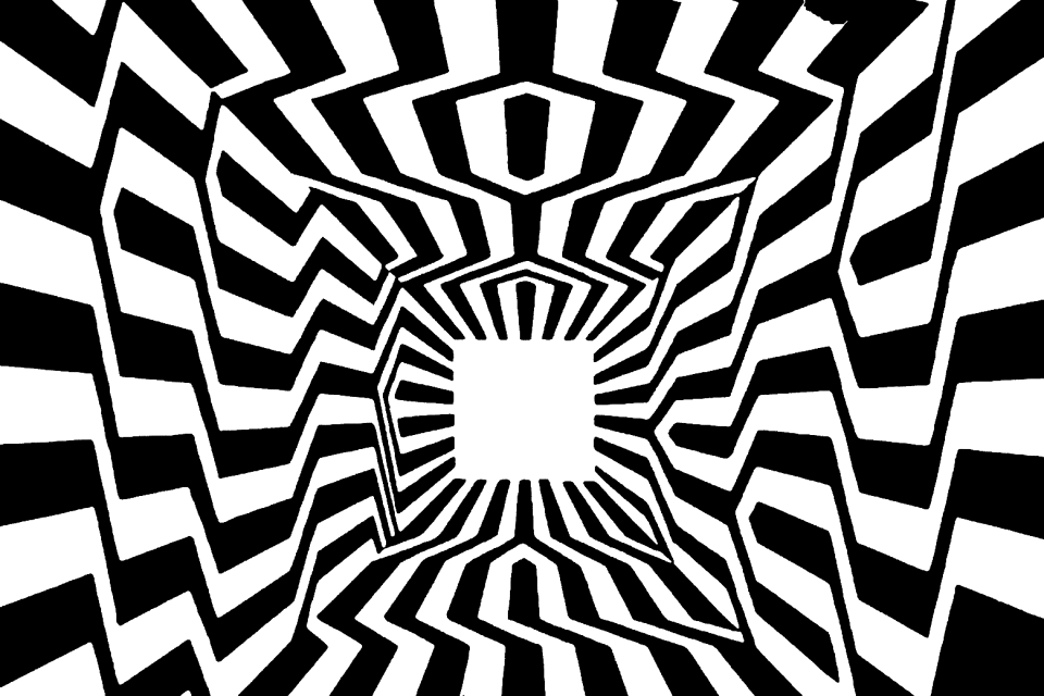 Pattern lines black and white