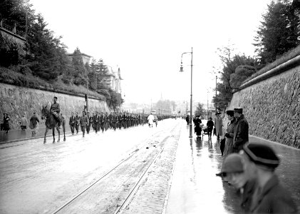 Einmarsch des Infanterie Regiments 13 in Bern - CH-BAR - 3240691