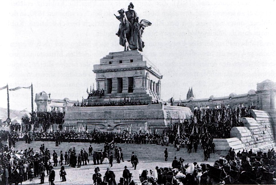 Einweihnung Deutsches Eck Koblenz 1897