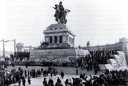 Einweihnung Deutsches Eck Koblenz 1897