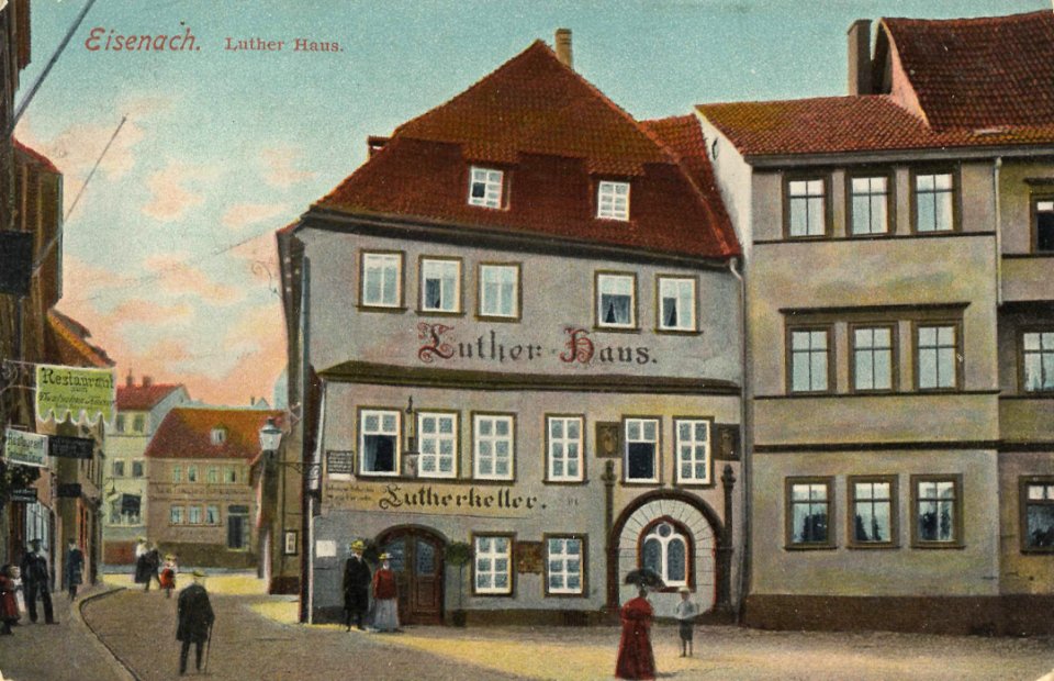 Eisenach (Thür.), Thüringen - Lutherhaus (2) (Zeno Ansichtskarten)
