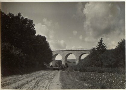 Eisenbahn-Viadukt bei Zastawczyk-Litwinow (gesprengt am 13.8.16). (BildID 15727397)