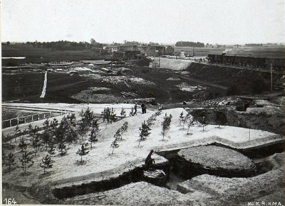 Eisenbahnbrücke bei Roszyce vom Turme aus gesehen. (BildID 15691699)