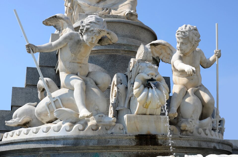 Statue figure water