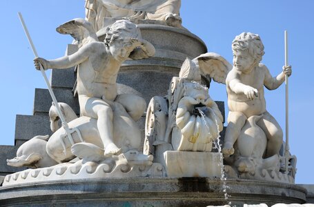 Statue figure water