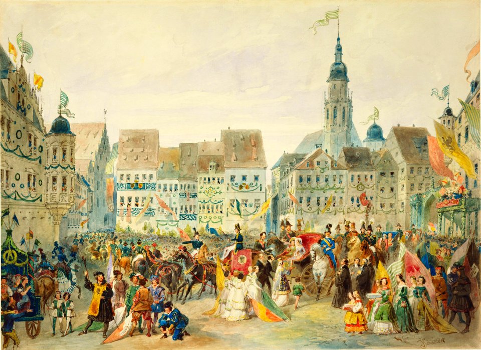 Einzug in Coburg