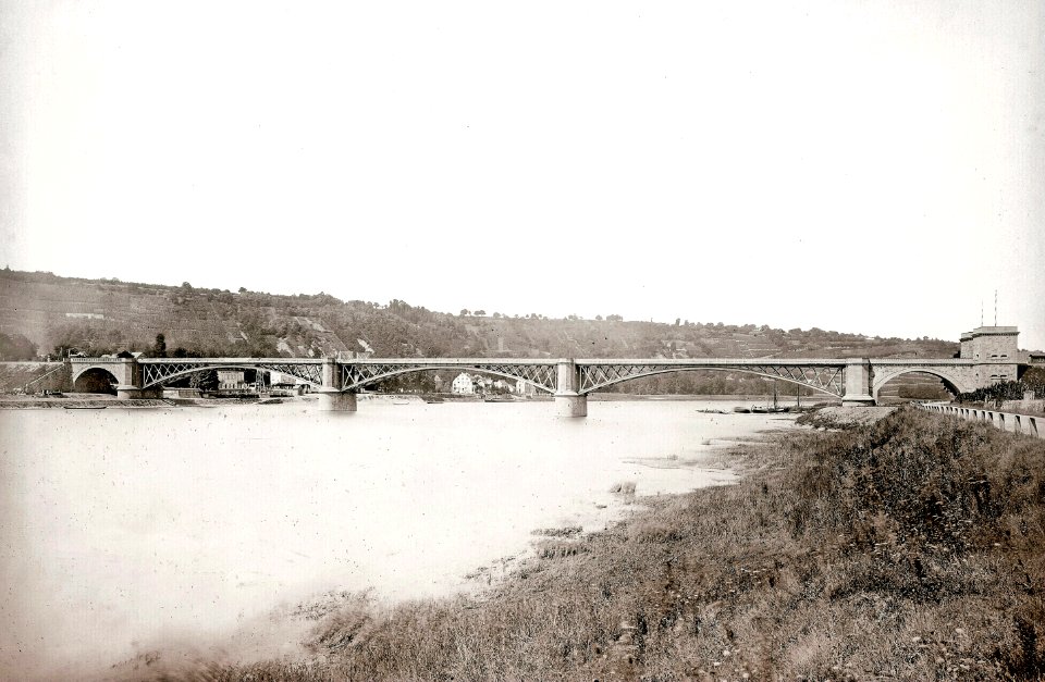 Eisenbahnbrücke Güls 1879