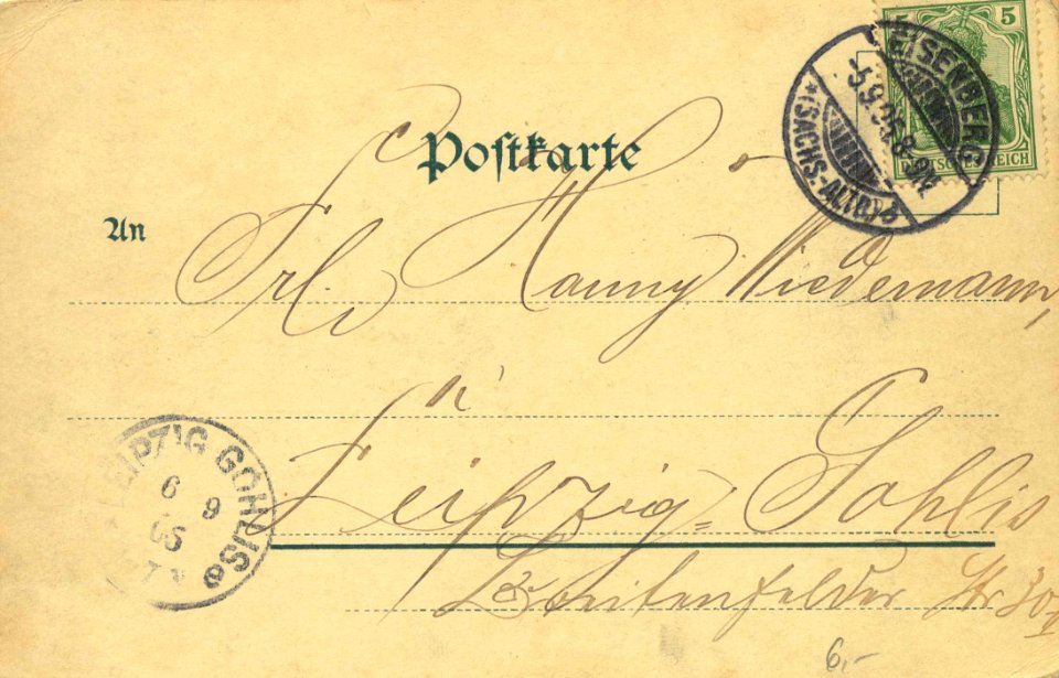 Eisenberg SA, Thüringen - Mühltal (back) (Zeno Ansichtskarten)