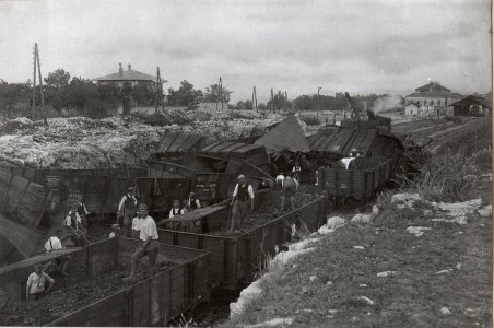 Eisenbahnzusammenstoss in Nabresina. August 1917 (BildID 15607123)