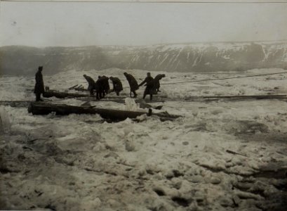 Eisstoss im Dnjester am 27. Dezember 1915. (BildID 15448247)