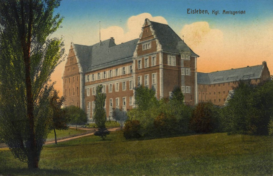 Eisleben, Sachsen-Anhalt - Kgl. Amtsgericht (Zeno Ansichtskarten)