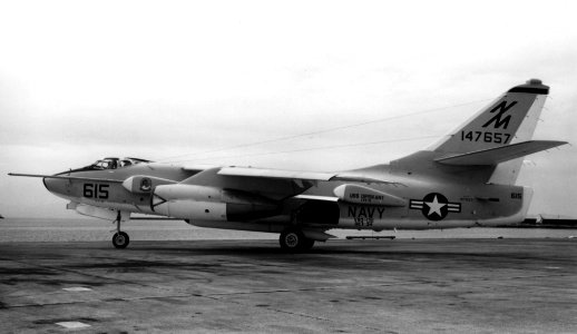 EKA-3B VAQ-130 at NAS Alameda 1970