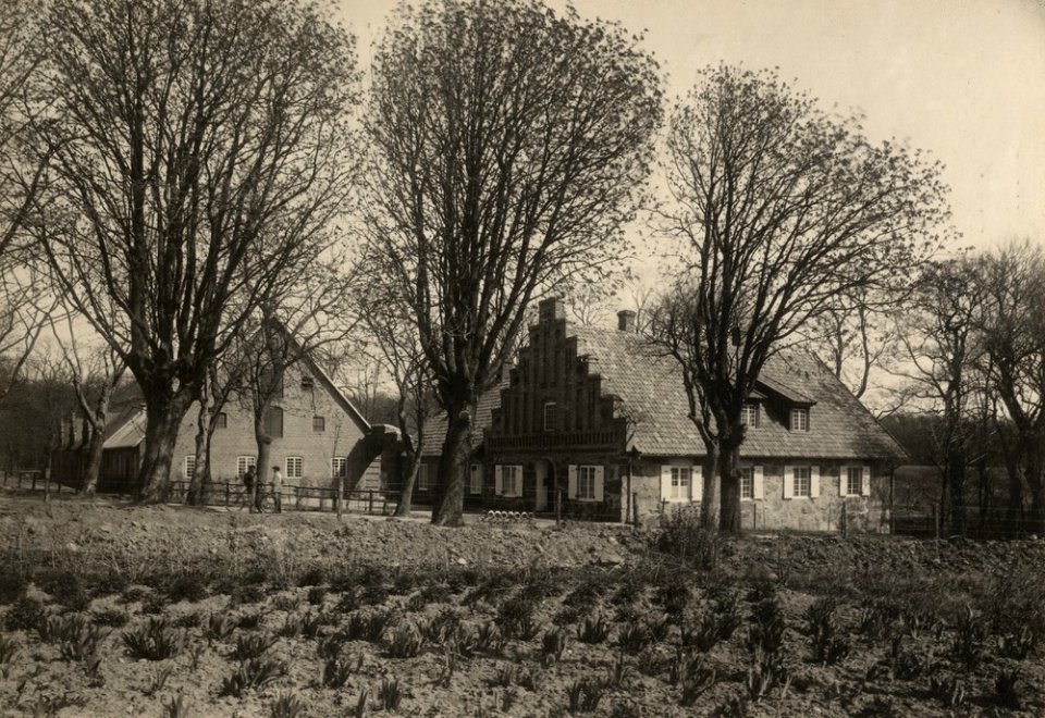 Ekonomibyggnader till Pålsjö slott på 1900-talet