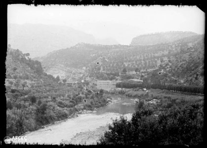 El balneari La Puda de Montserrat a la vora del riu Llobregat (AFCEC MORELLO A 7643)