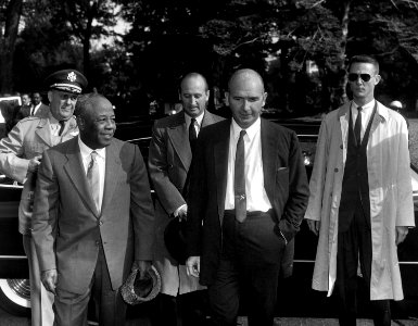 El Ferik Ibrahim Abboud, President of Sudan, Arrives at the White House (14006716740)