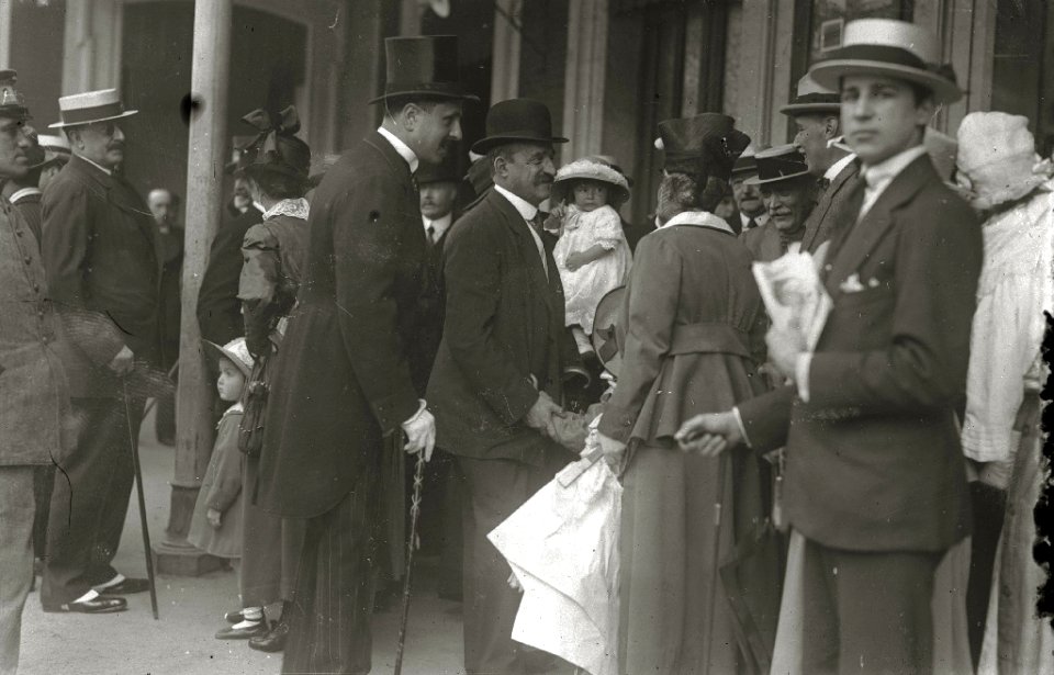El Conde de Romanones en la estación del Norte (1 de 1) - Fondo Car-Kutxa Fototeka