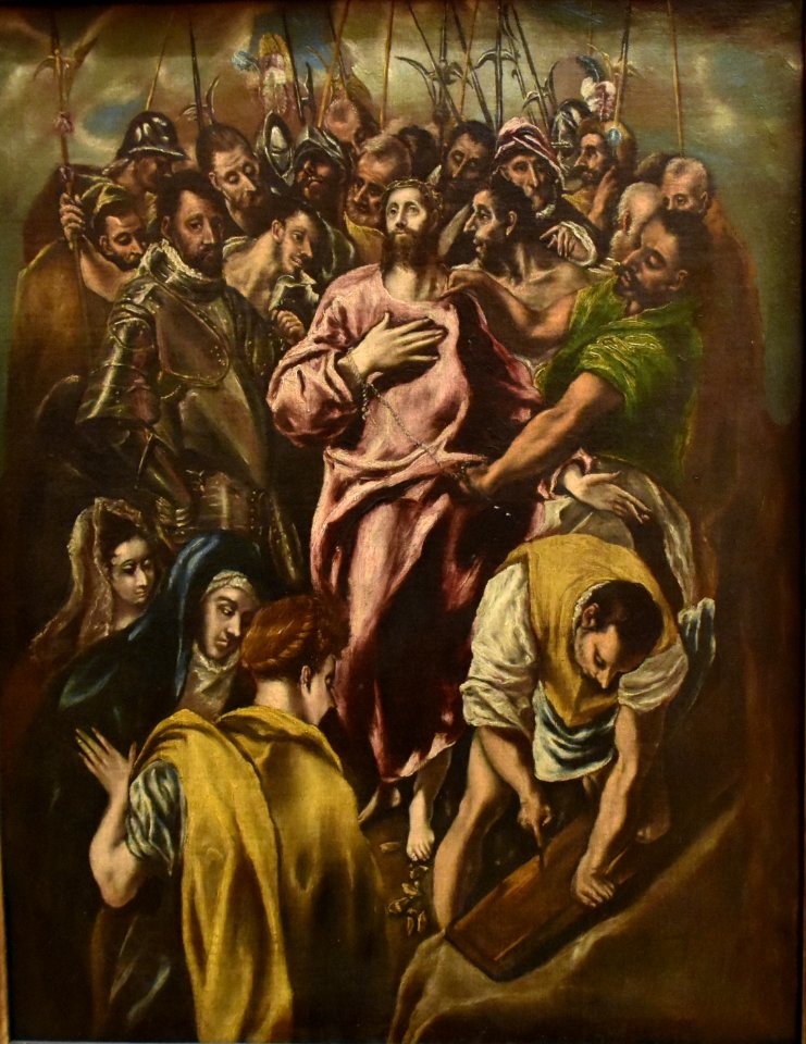 El Greco, Jesus Christ Stripped of His Garments, National Gallery, Oslo (35658197013) (cropped)