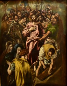El Greco, Jesus Christ Stripped of His Garments, National Gallery, Oslo (35658197013) (cropped) photo