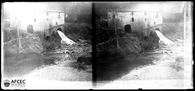 El molí d'en Fàbrega a la riba de la Muga