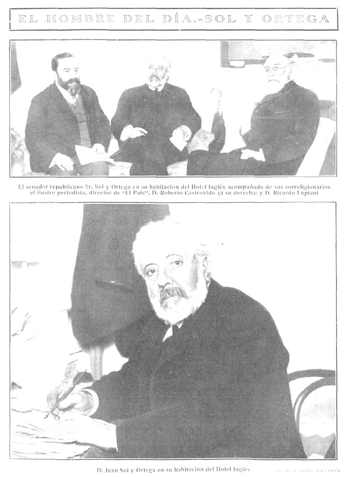 El hombre del día, Sol y Ortega, de Campúa, Nuevo Mundo, 25-03-1909