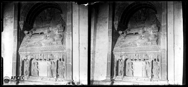 El panteó del duc Ferran I Joan Ramon Folc de Cardona a l'església de Sant Vicenç del Castell de Cardona