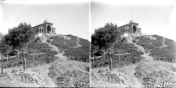 El pavelló de la Reina al Tibidabo