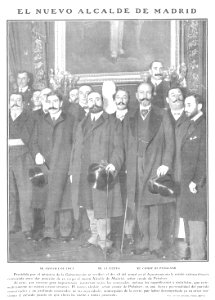 El nuevo alcalde de Madrid, de Campúa, Nuevo Mundo, 31-10-1907
