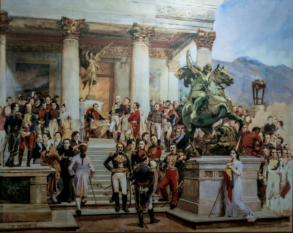 El panteon de los heroes by Arturo Michelena