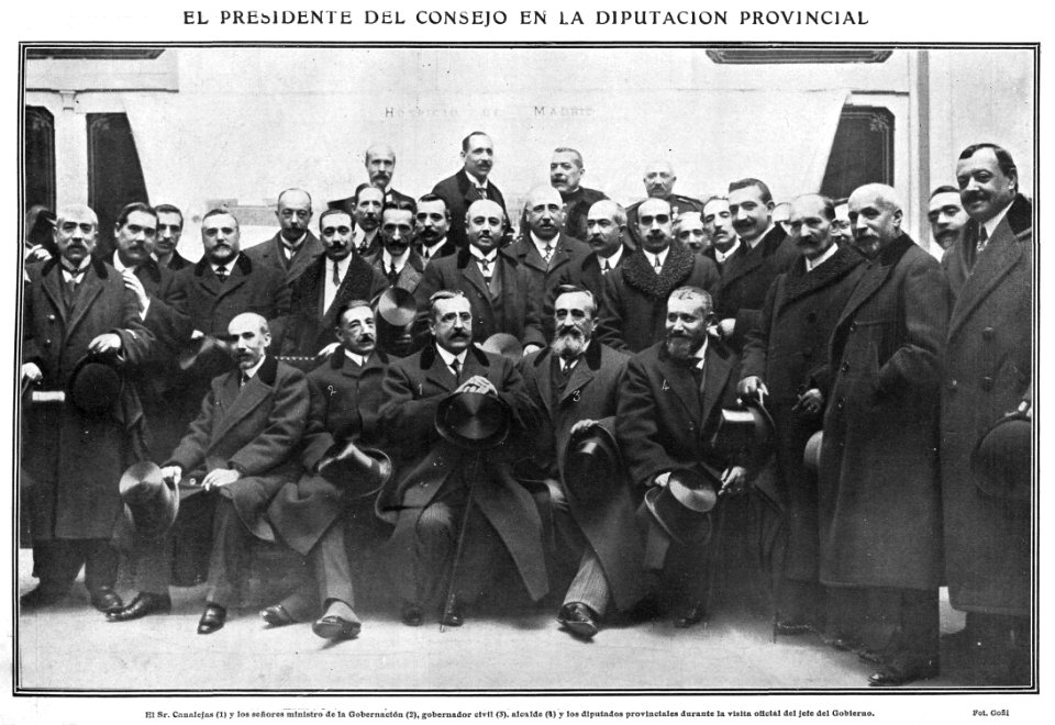 El Presidente del Consejo en la Diputación Provincial, de Goñi