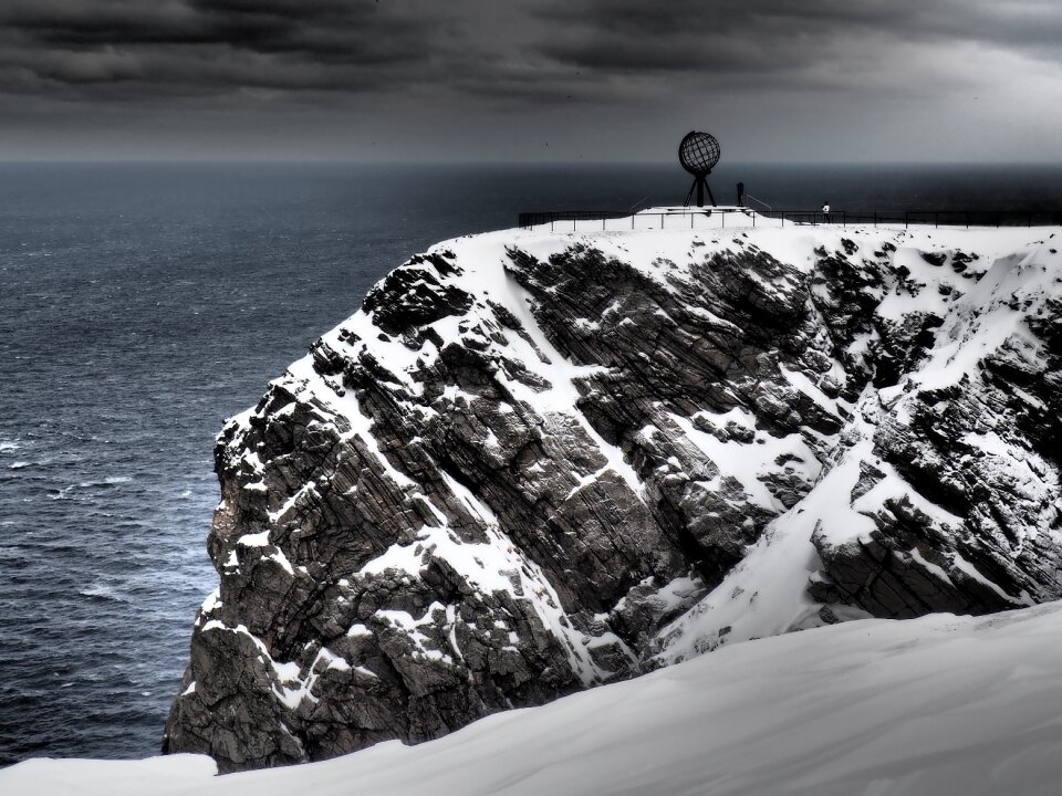 Roche snow arctic ocean