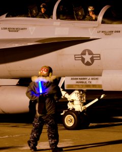 Electronic Attack Squadron (VAQ) 132 night operations 130108-N-VZ328-288