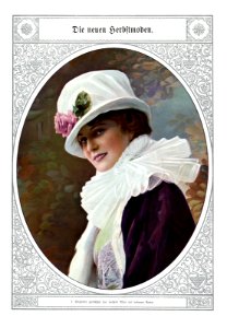 Eleganter Herbsthut 1912
