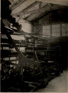 Elektrisch angetriebene Talatation der Seilbahn S.10 ROMBON - BOCENCA. Aufgenommen am 18. Mai 1916. (BildID 15475678)