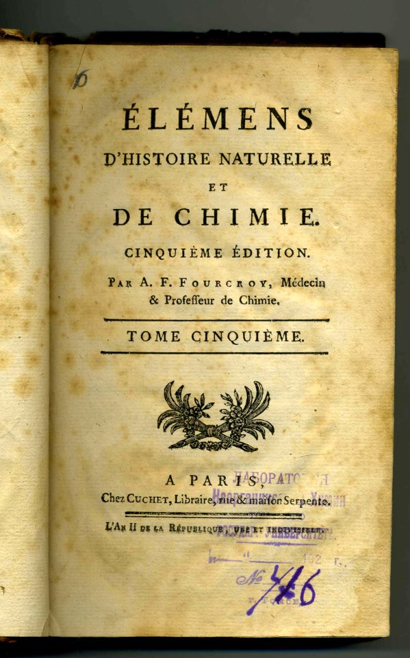 Elemens D’histoire naturelle et de chimie 2