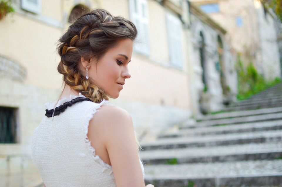 Alone fashion model