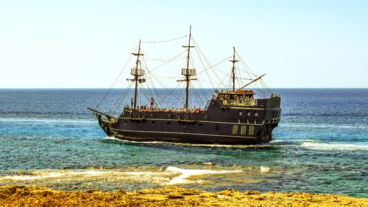 Vintage sea rocky coast