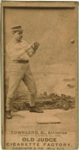 George Townsend, Philadelphia Athletics, baseball card portrait LCCN2008675122 photo