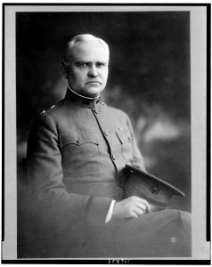 George Washington Goethals, in uniform, three-quarter length portrait, seated, facing right LCCN92519771