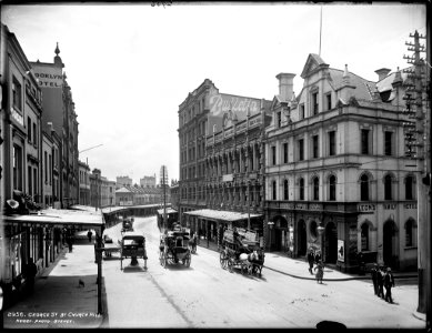 George Street by Church Hill, Sydney from The Powerhouse Museum Collection photo