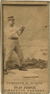 George Townsend, Philadelphia Athletics, baseball card portrait LCCN2008675122 photo