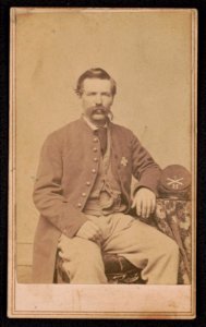 George W. Loveland of Co. H, 2nd New York Heavy Artillery Regiment, in uniform) - Whitehurst, Gallery, 434 Pennsylvania Avenue, Washington, D.C. ; M.J. Powers, photographer LCCN2017659625
