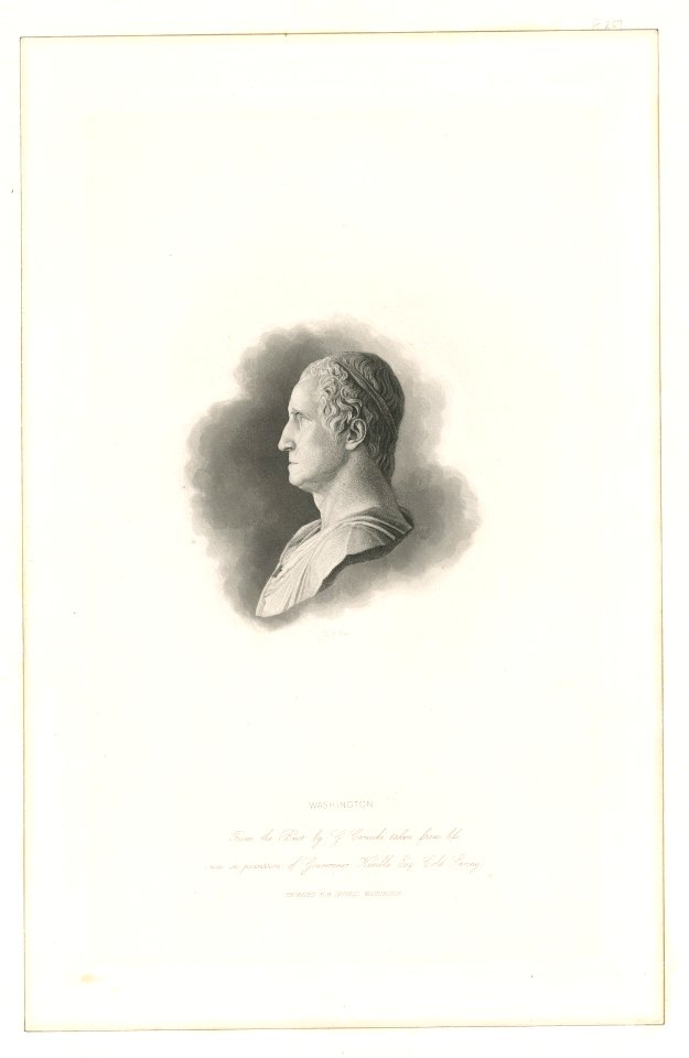 George Washington - engraving by Hall 