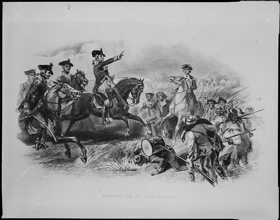 George Washington at Monmouth, 06-28-1778 - 06-28-1778 - NARA - 532864
