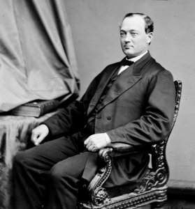 George Washington McCrary, Brady-Handy bw photo portrait, ca1860-1875