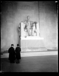 Georges Clemenceau and Jean Jules Jusserand at the Lincoln Memorial, Washington, D.C. LCCN2016891859